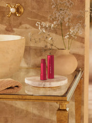 Fortune Balms - Red Lifestyle with Product