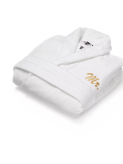 Mr Bathrobe - White - L