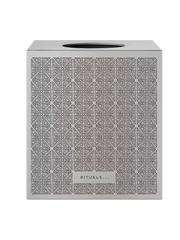 Enume Tissue Box Antique Silver