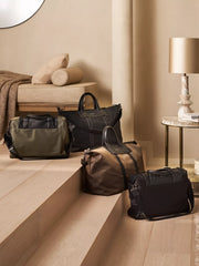 Travel Bag Black Lifestyle with Product