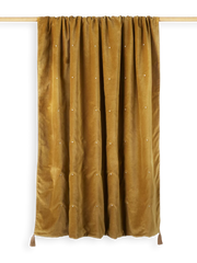 Vellore Cotton Velvet Throw 180x140cm Golden Mocha