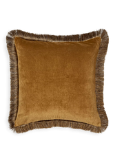 Vellore Cotton Velvet Cushion case 50x50cm Golden Mocha