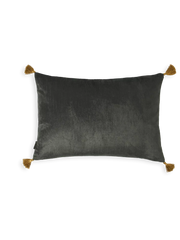 Vellore Cotton Velvet Cushion case 60x40cm Grey Blue