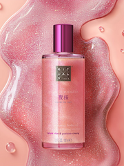 The Ritual of Yozakura Shimmering Body Oil 100ml Lifestyle with Product