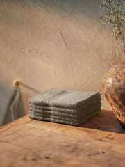 Super Smooth Cotton Guest Towel 30x30cm Sand