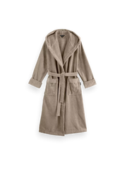 Super Smooth Cotton Bathrobe Women Sand M