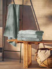 Super Smooth Cotton Bath Towel 70x140cm Misty Jade