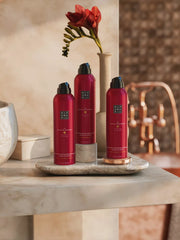 Ayurveda Shower Foam Value Pack Lifestyle with Product