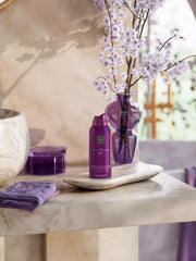 The Ritual of Yozakura Body Lotion Mousse Lifestyle with Product