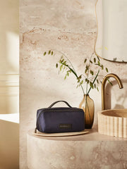Toilet Bag Navy Lifestyle with Product