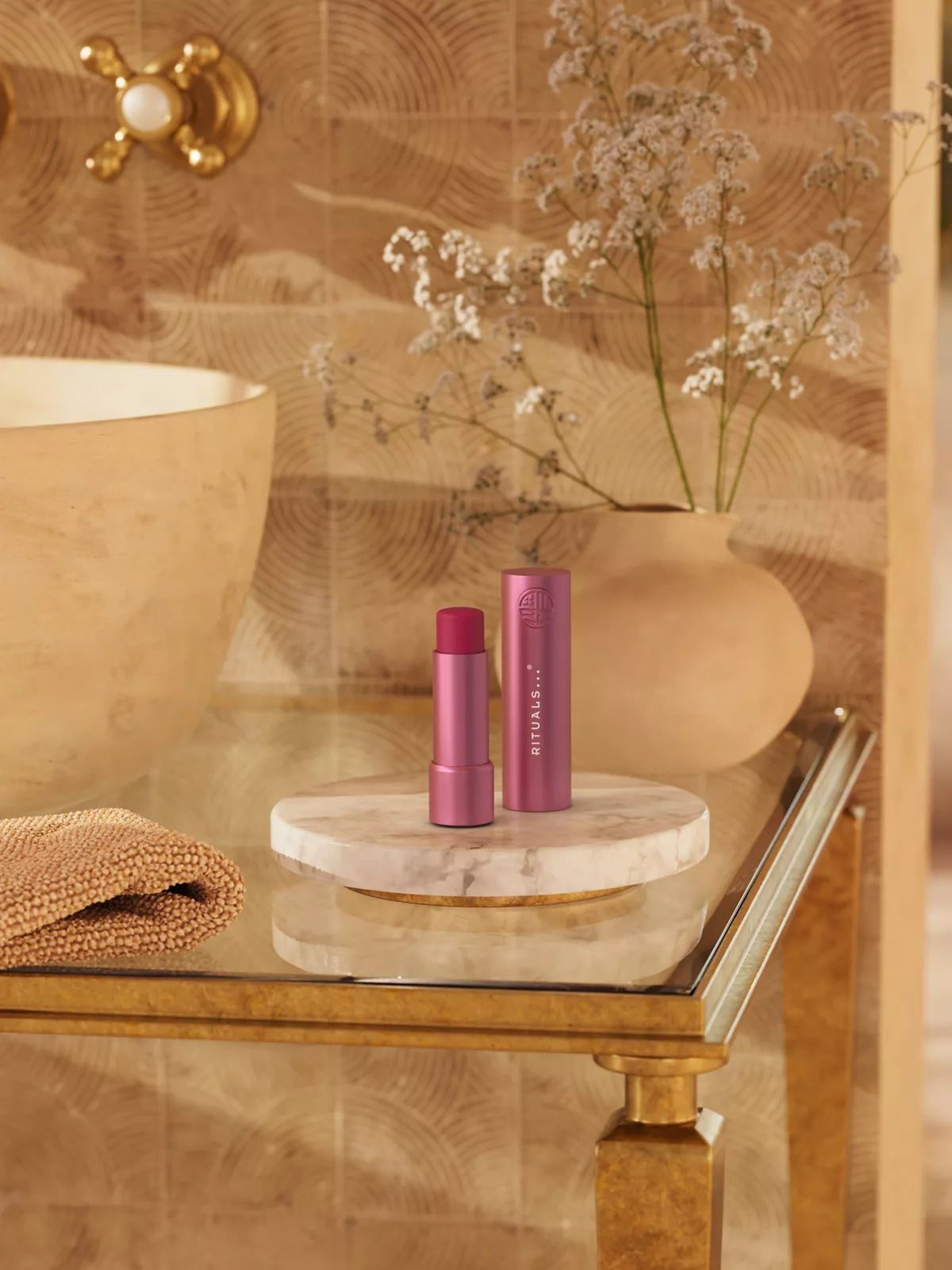 Fortune Balms - Pink Lifestyle with Product