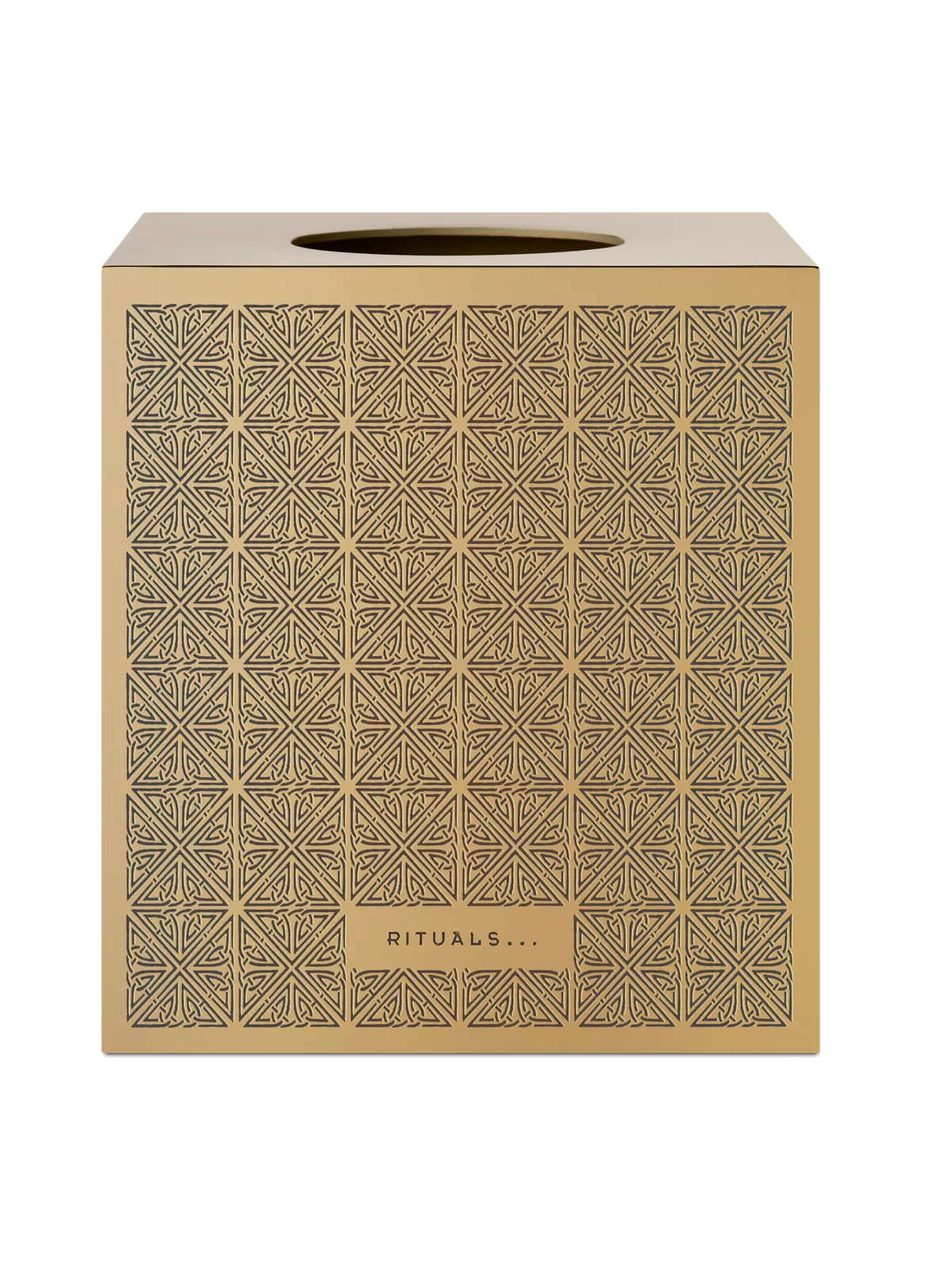Enume Tissue Box Antique Brass