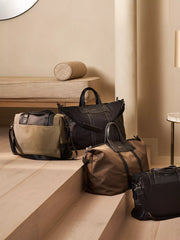 Travel Bag Black Lifestyle with Product
