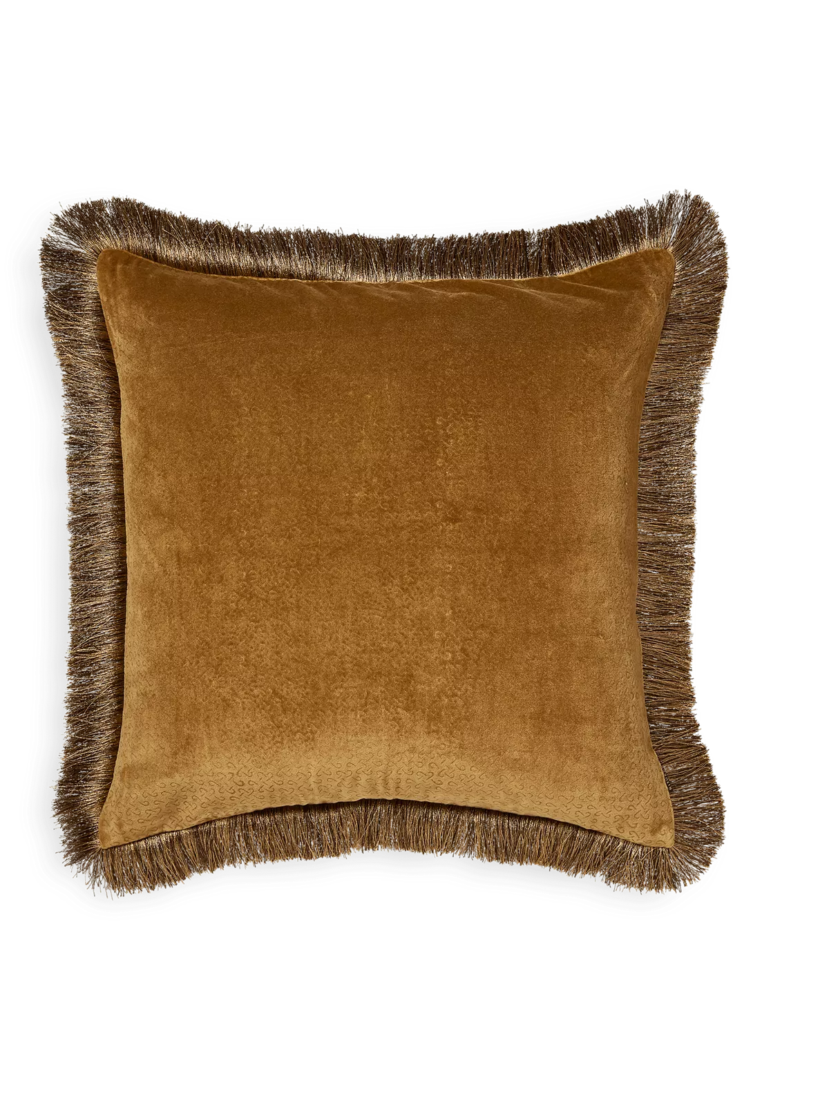Vellore Cotton Velvet Cushion case 50x50cm Golden Mocha