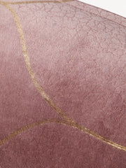 Vellore Cotton Velvet Bolster Cushion Vintage Pink