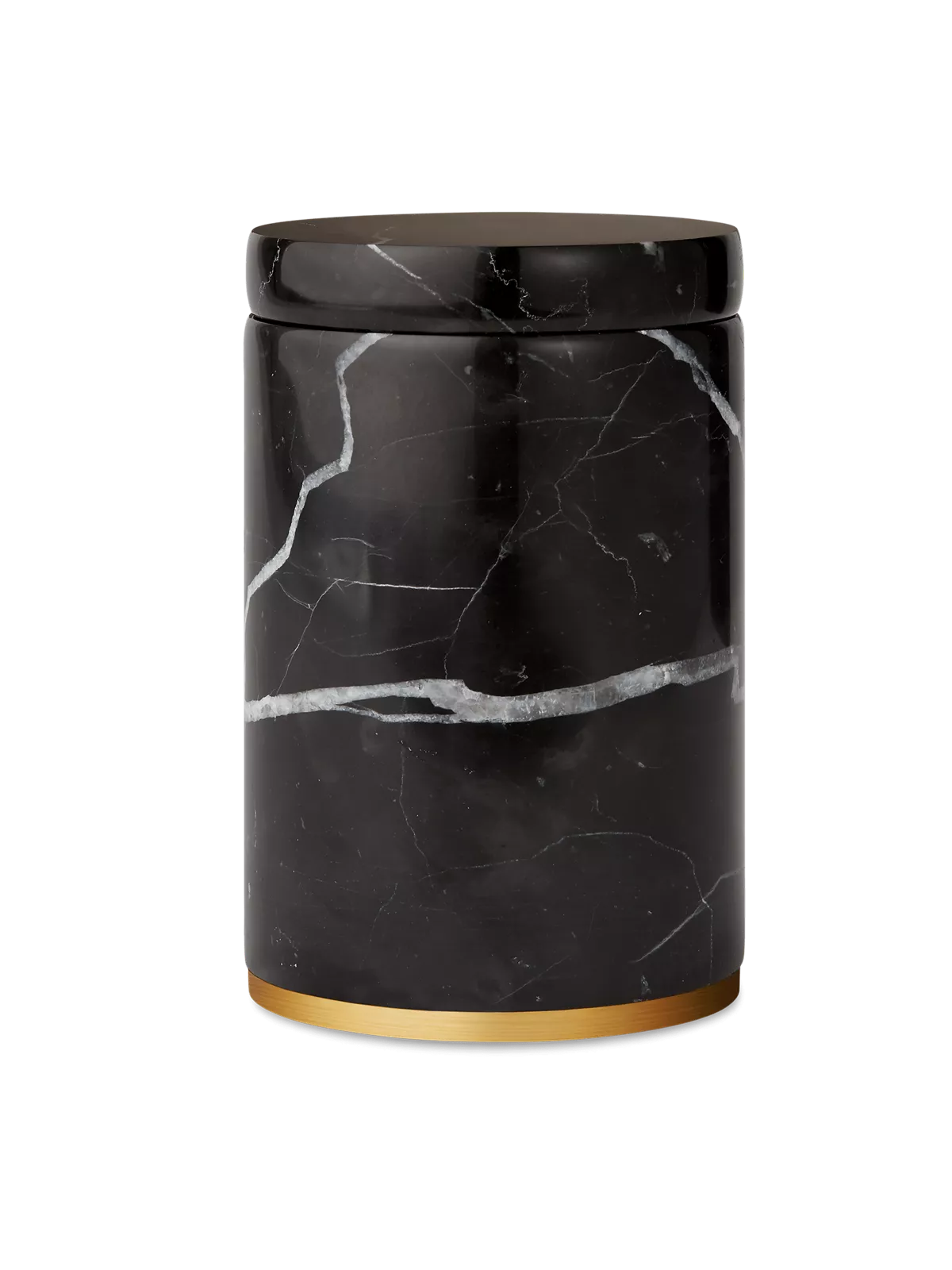 Dedaine Cotton Jar Black Marble