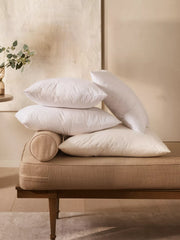 Feather Pillow 40 x 60cm Lifestyle with Product