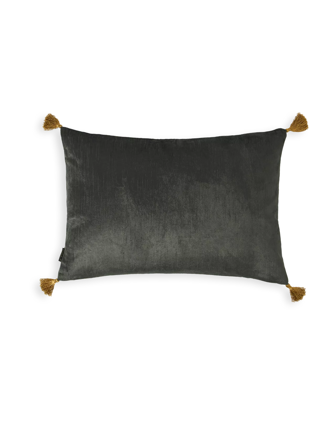 Vellore Cotton Velvet Cushion case 60x40cm Grey Blue