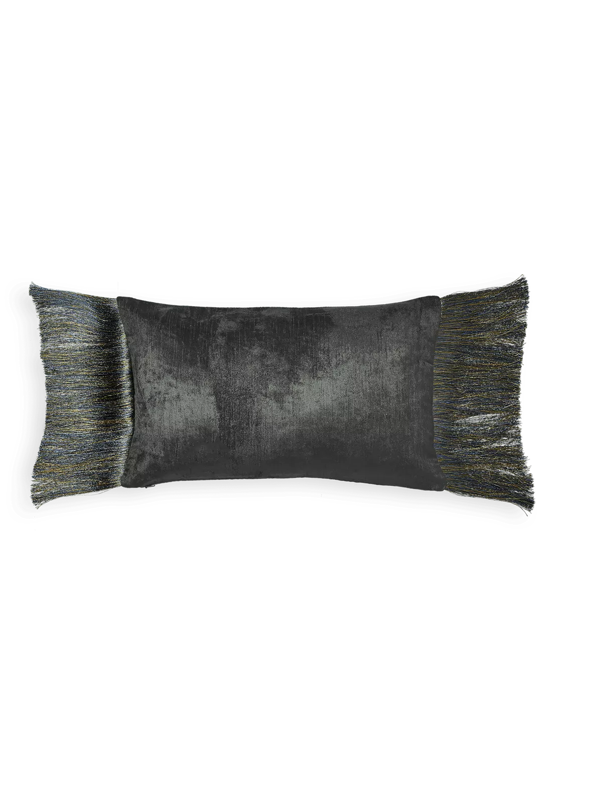 Vellore Cotton Velvet Cushion case 50x30cm Grey Blue