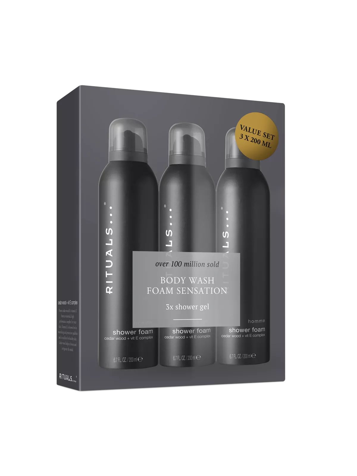 Homme Shower Foam Value Pack