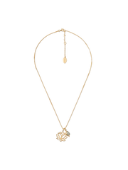Labradorite Pendant Necklace Gold Plated
