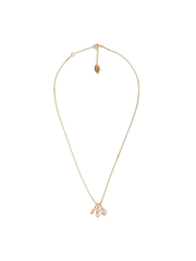 Rose Quartz Pendant Necklace Gold Plated