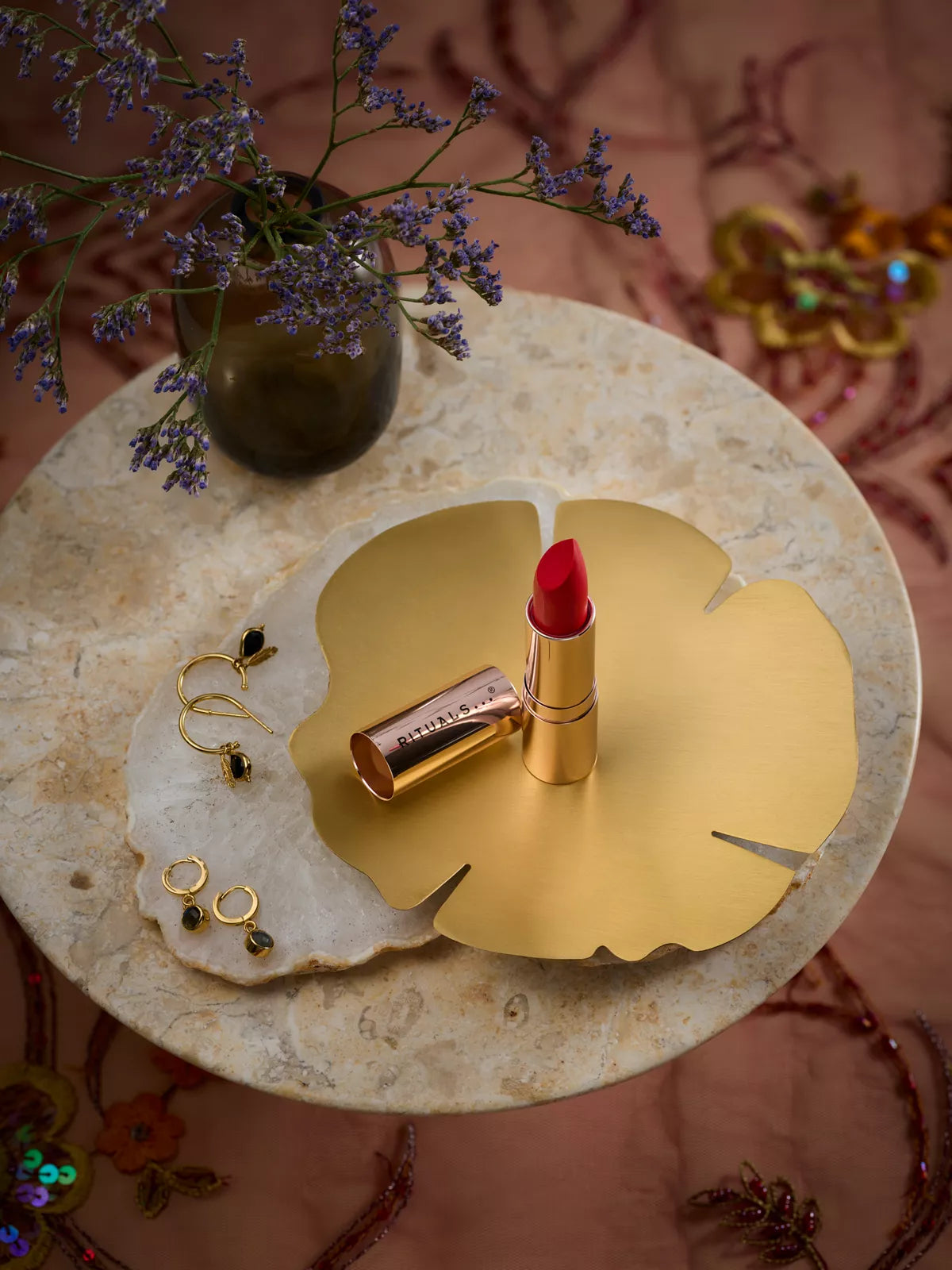 Miracle Lipstick - Red Kiss Lifestyle with Product