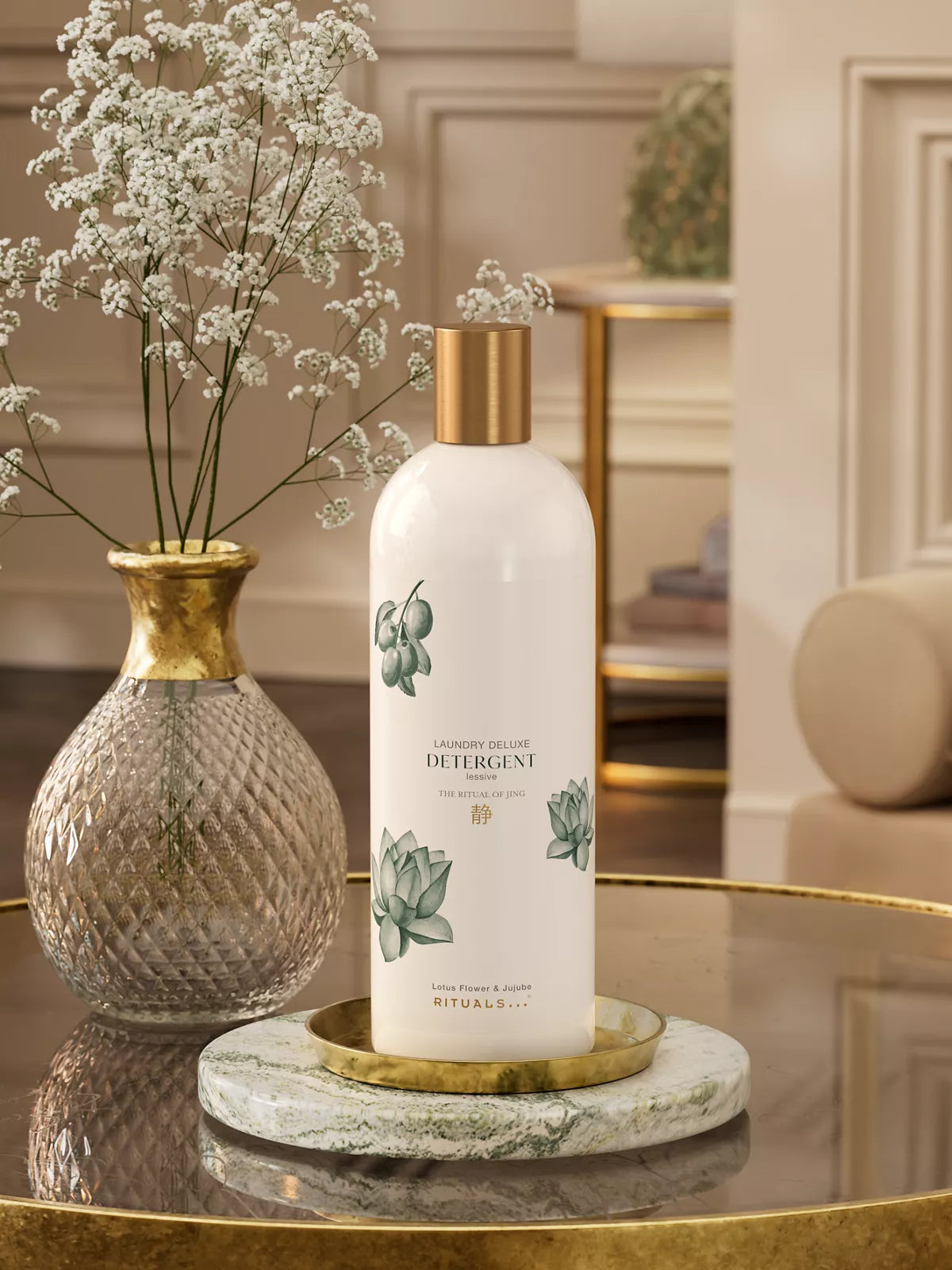 The Ritual of Jing Detergent 1000ml Lifestyle with Product