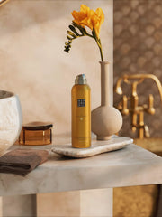 The Ritual of Mehr Foaming Shower Gel Lifestyle with Product