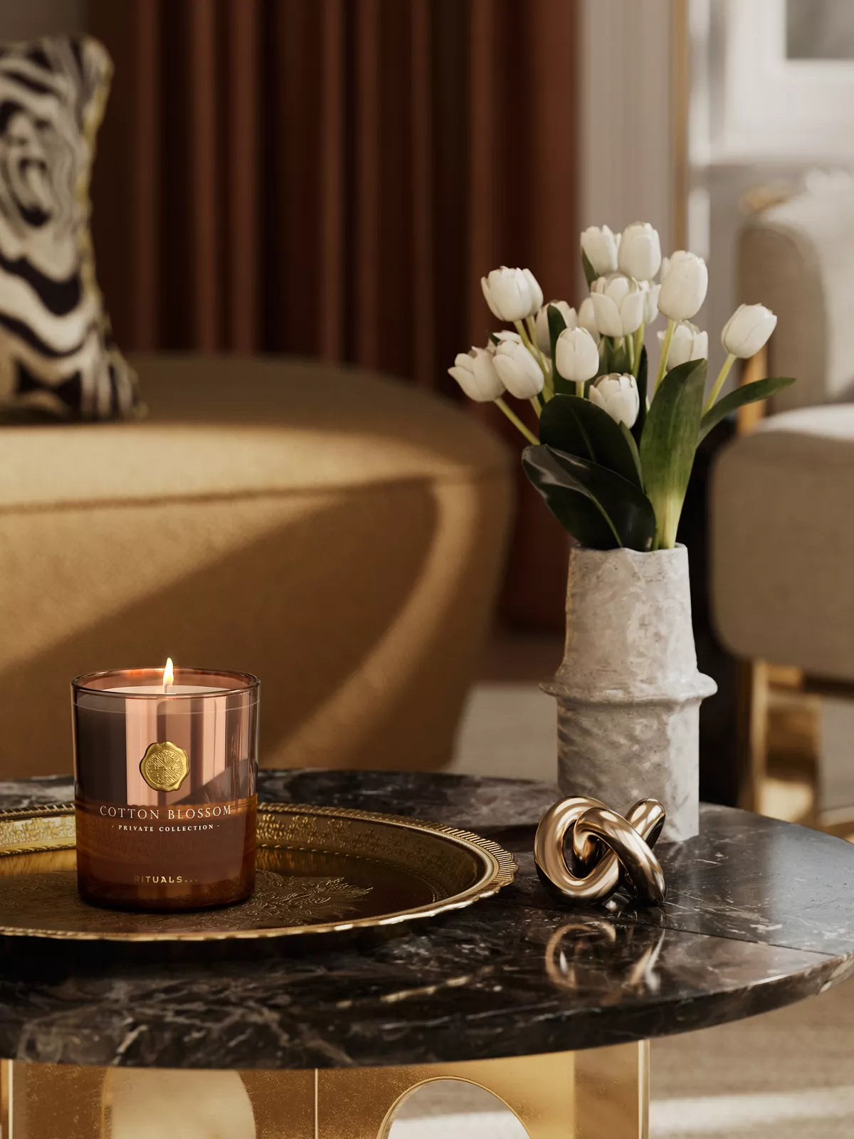 Cotton Blossom Scented Candle 360g