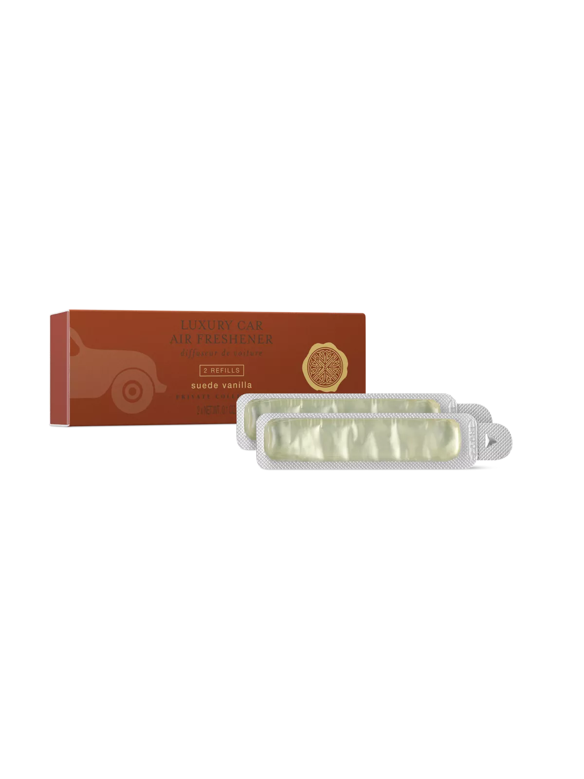 Suede Vanilla Refill Car Air Freshener