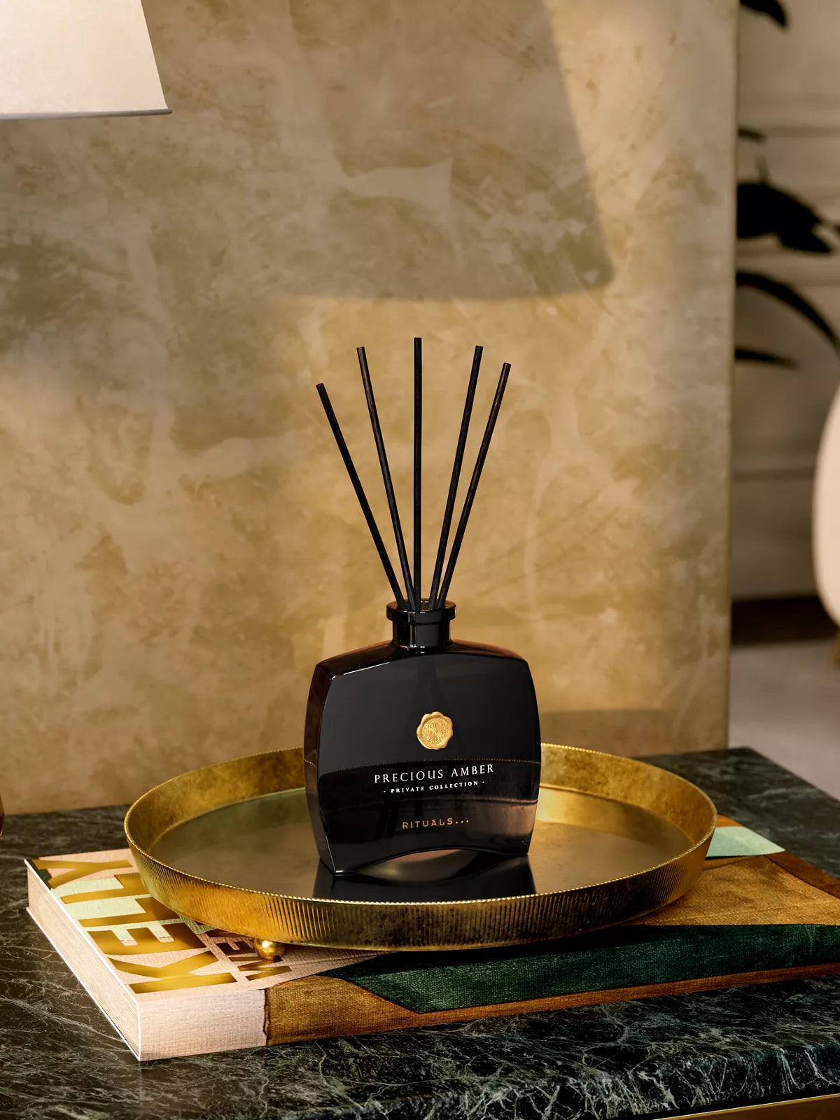 Precious Amber Mini Fragrance Sticks Lifestyle with Product