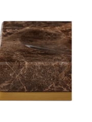 Dedaine Soap Tray Brown Marble