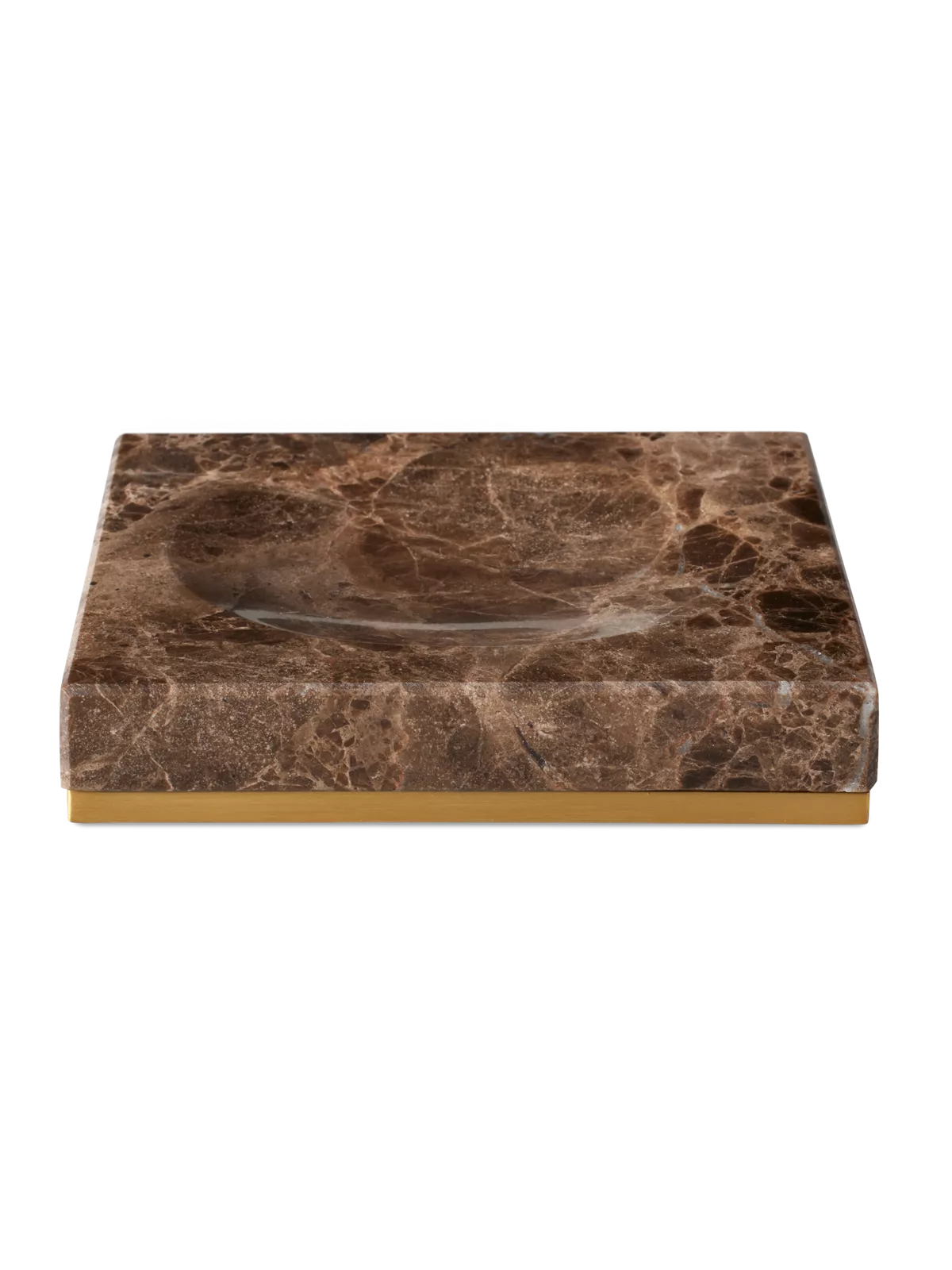 Dedaine Soap Tray Brown Marble