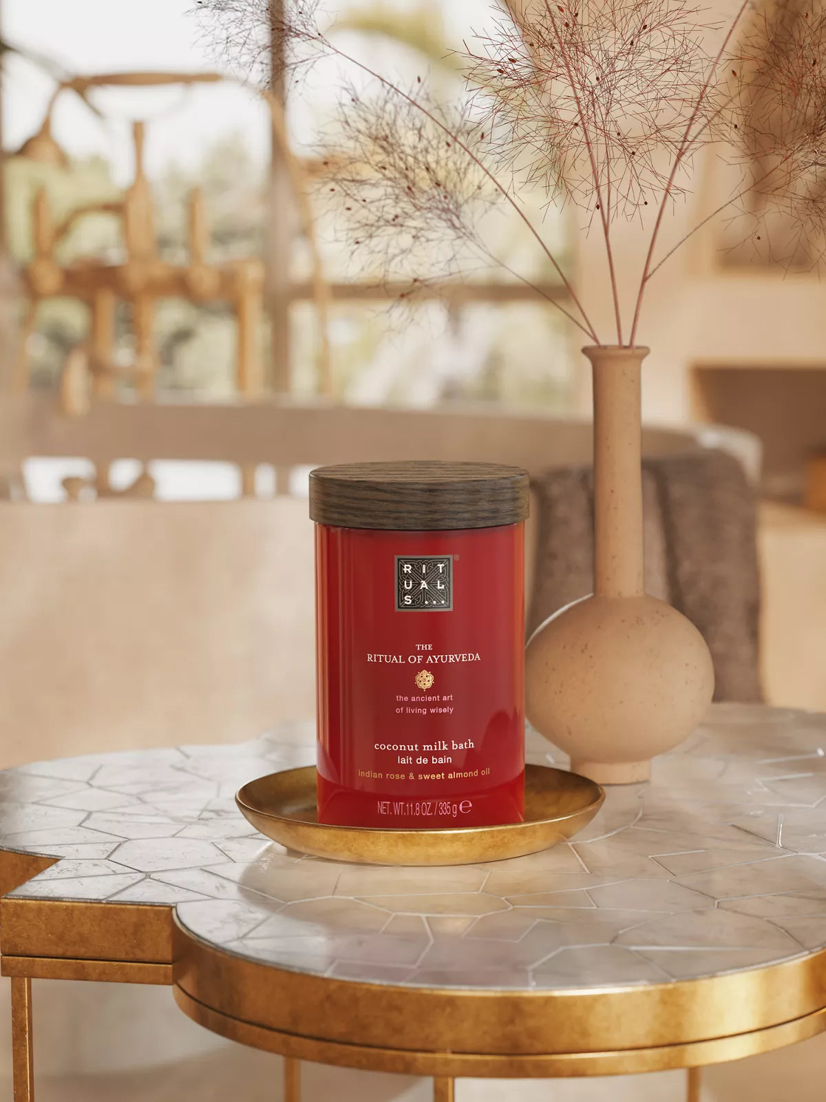 The Ritual of Ayurveda Coconut Milk Bath Lifestyle with Product