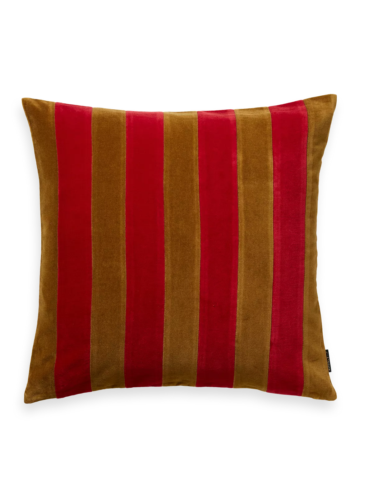 Vellore Cushion Cover Red Stripes 50 x 50cm