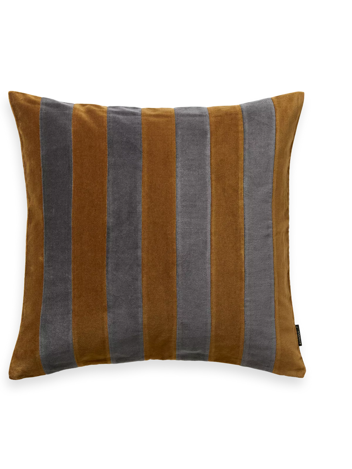 Vellore Cushion Cover Mocha Stripes 50 x 50cm