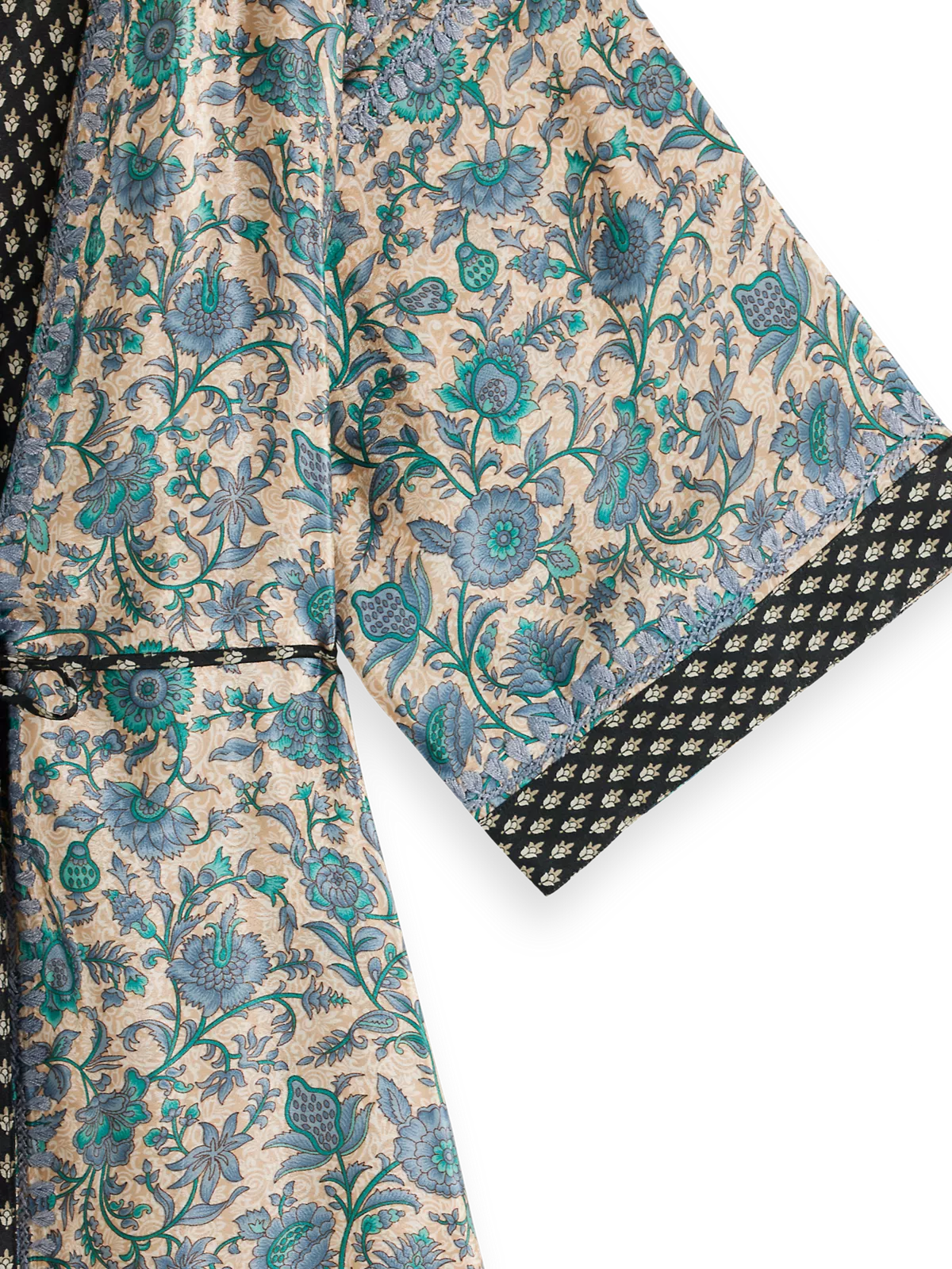 Jaypur Saree Kimono Lavender Blue