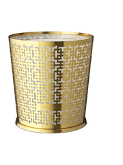 Black Oudh Scented Candle & Metal Window Gold sleeve 2500g
