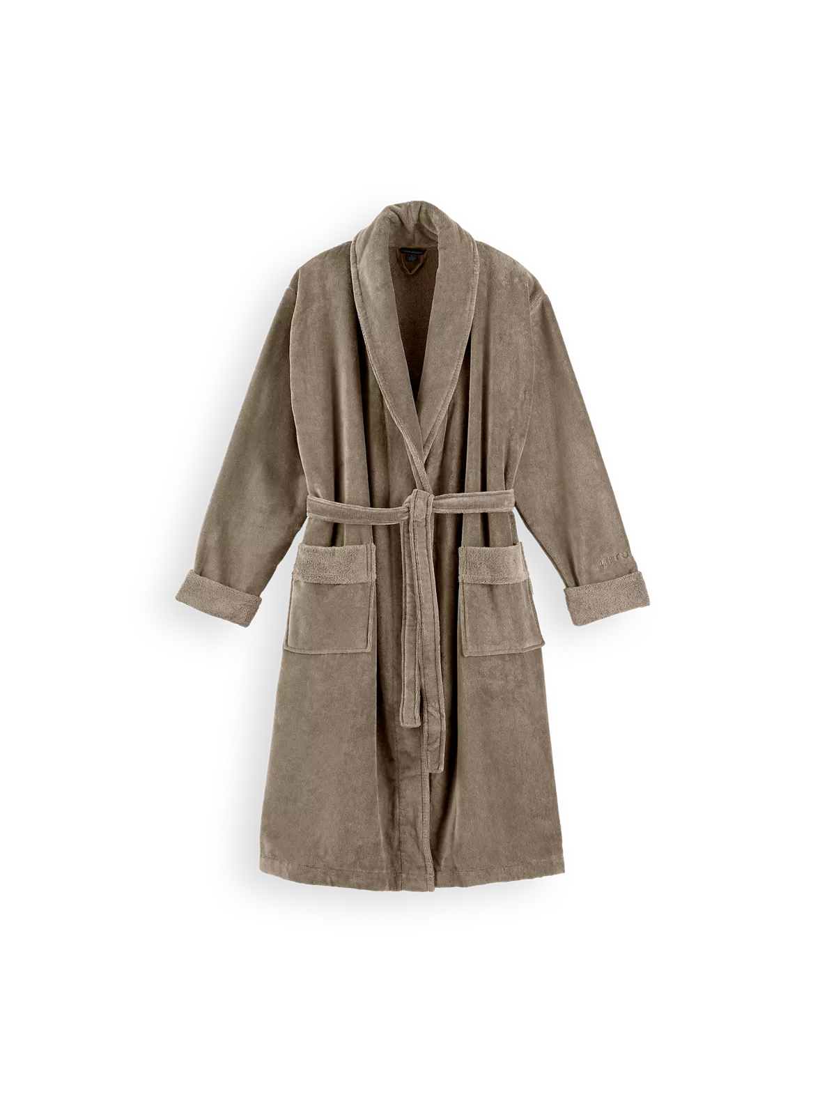 Super Smooth Cotton Bathrobe Men Sand L