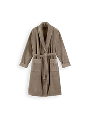 Super Smooth Cotton Bathrobe Men Sand L