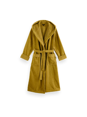 Super Smooth Cotton Bathrobe Women Mustard S