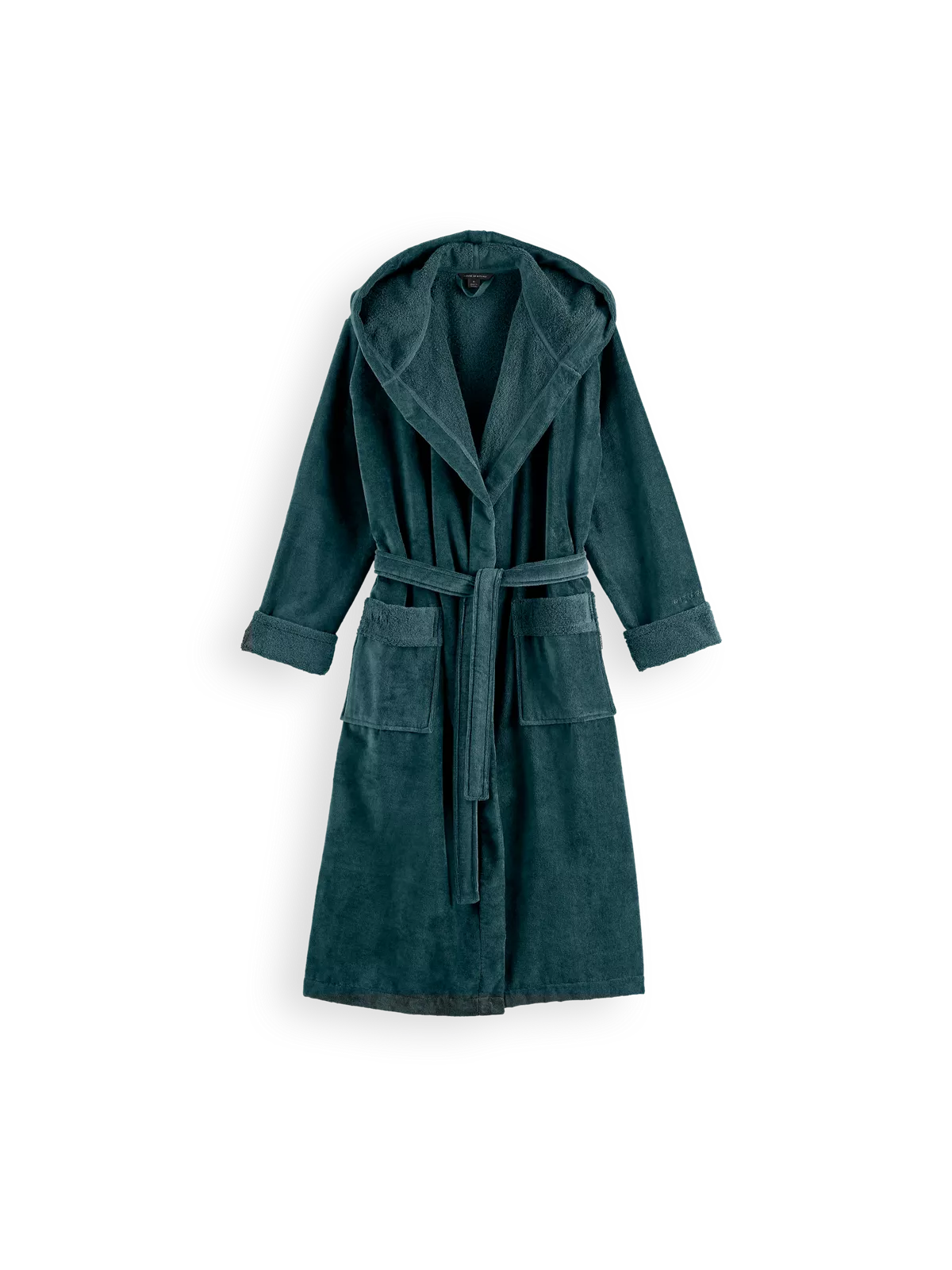 Super Smooth Cotton Bathrobe Women Petrol S
