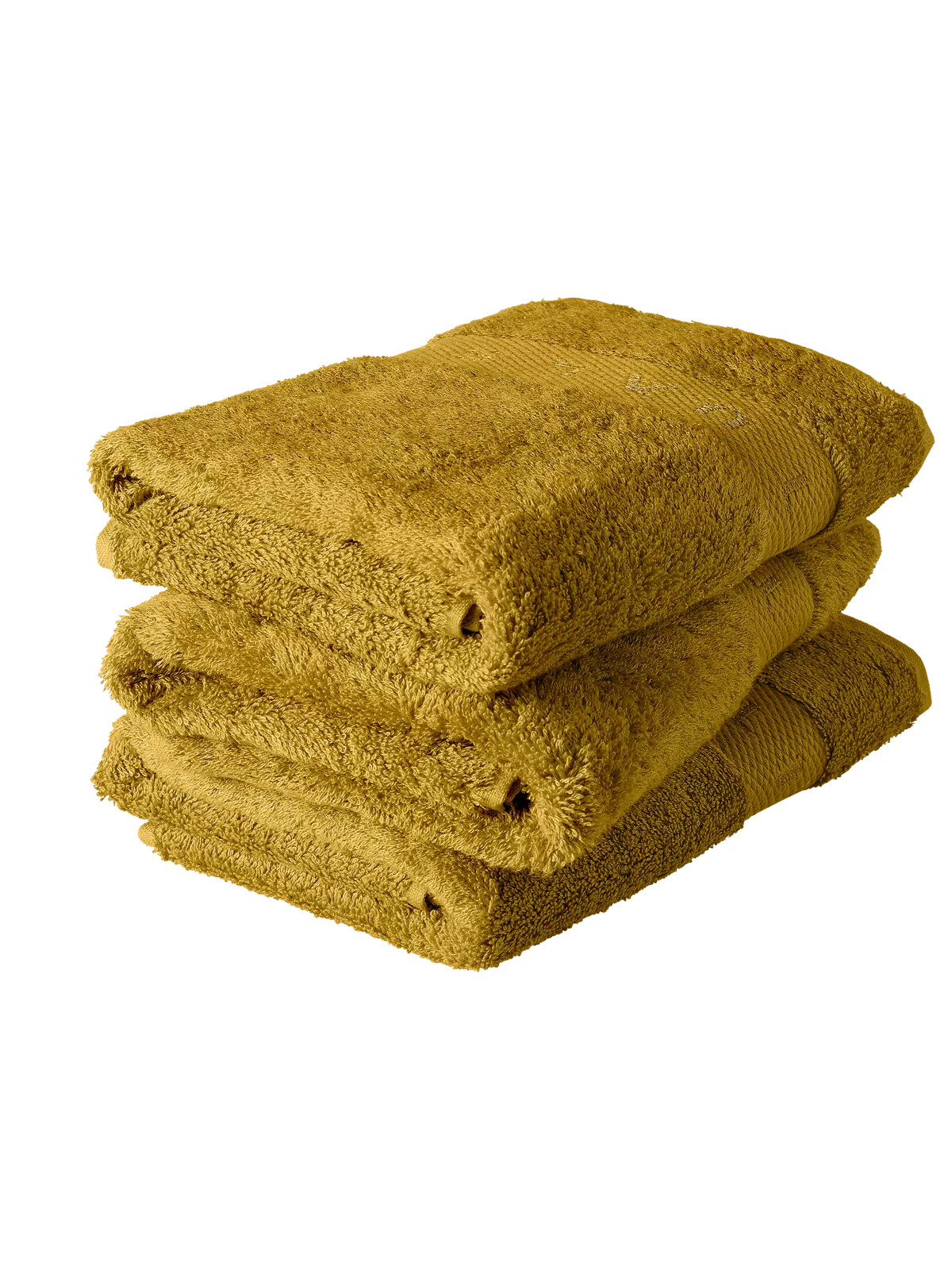 Super Smooth Cotton Hand Towel 50x100cm Mustard