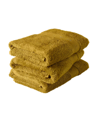 Super Smooth Cotton Hand Towel 50x100cm Mustard