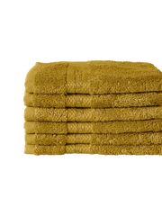 Super Smooth Cotton Guest Towel 30x30cm Mustard