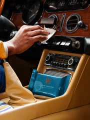 The Ritual of Hammam Car Wipes Lifestyle with Product