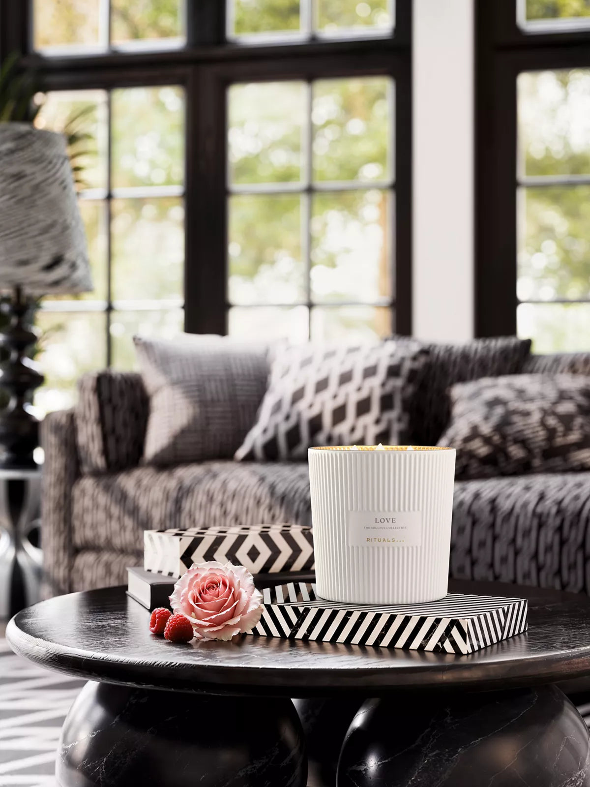 Love - Scented Candle 1600g Lifestyle with Product
