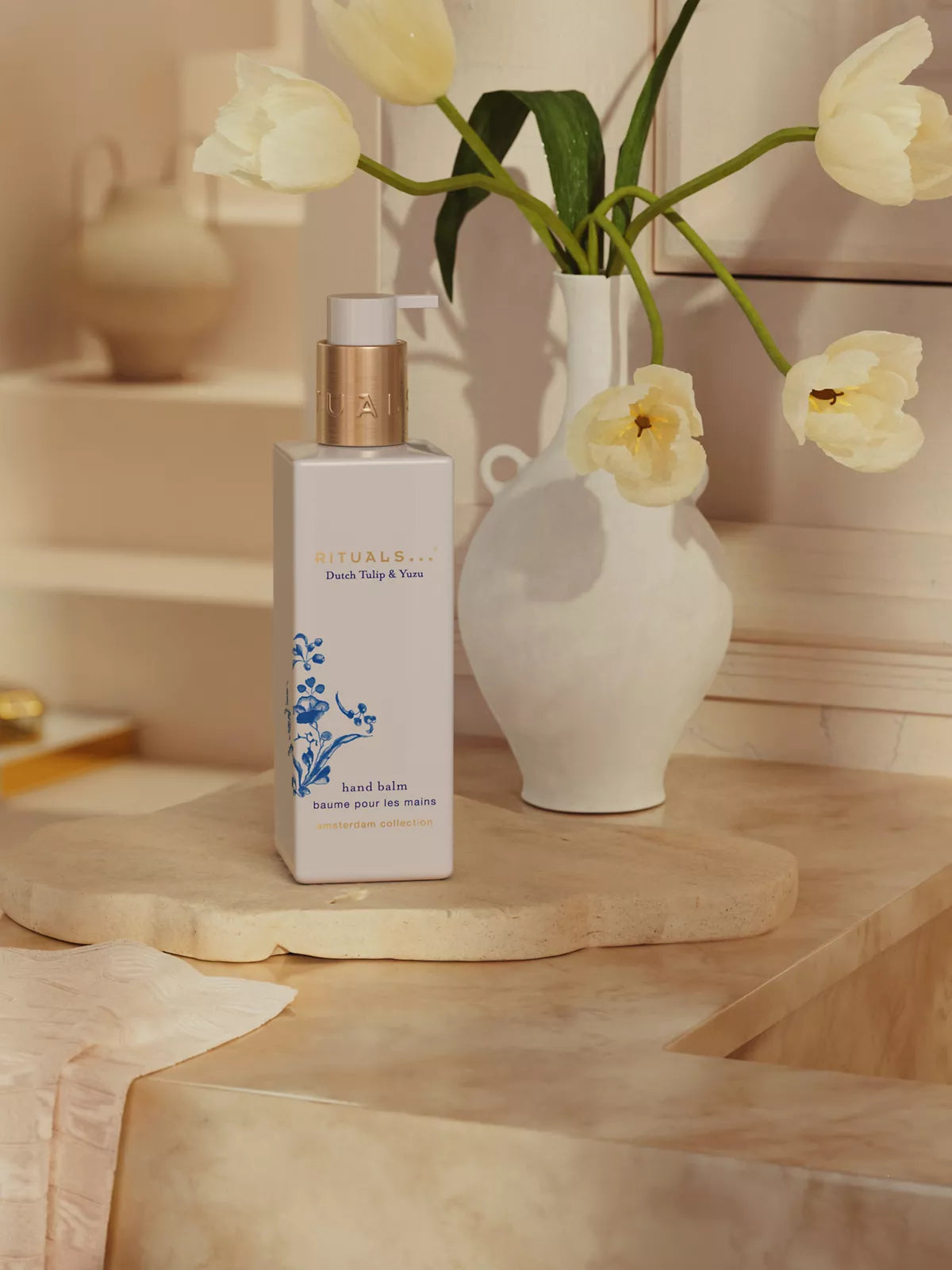 Amsterdam Collection Hand Balm 175ml Lifestyle with Product