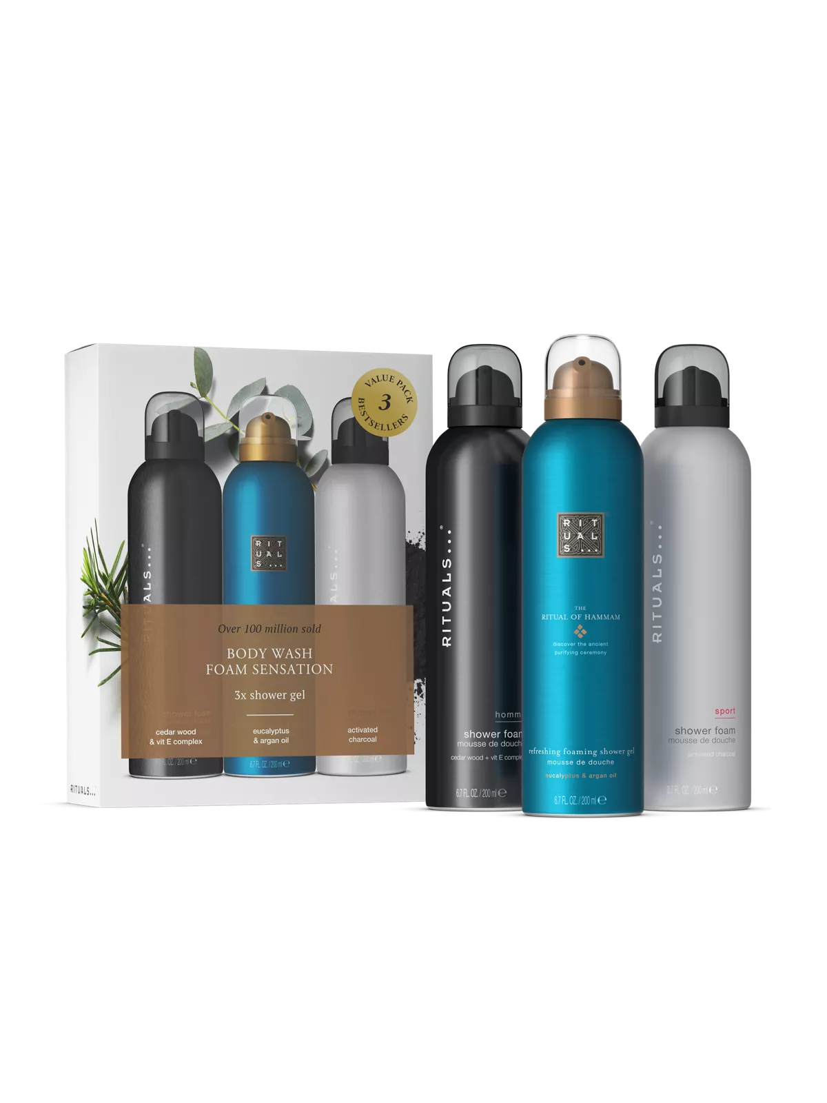 Shower Foam Men's Discovery Value Pack